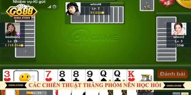 Các chiến thuật thắng phỏm người mới nên học hỏi