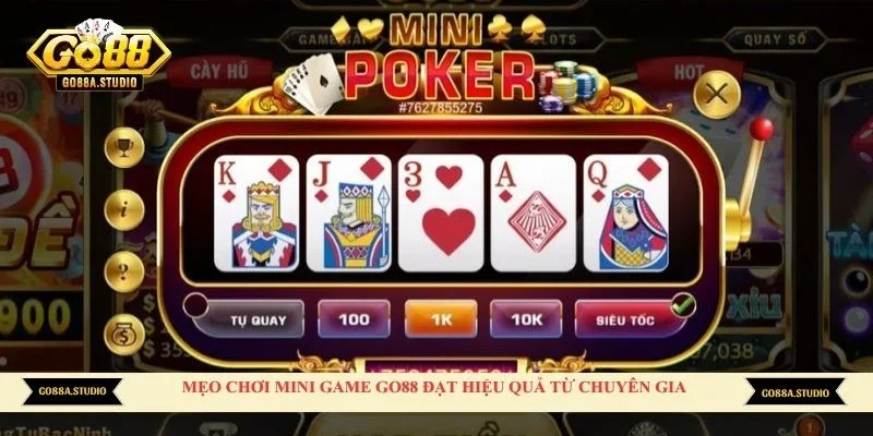 Mẹo chơi mini game Go88 đạt hiệu quả từ chuyên gia