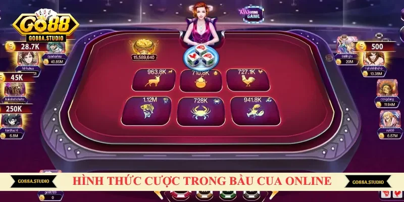 Tìm hiểu những cửa cược trong bầu cua tôm cá